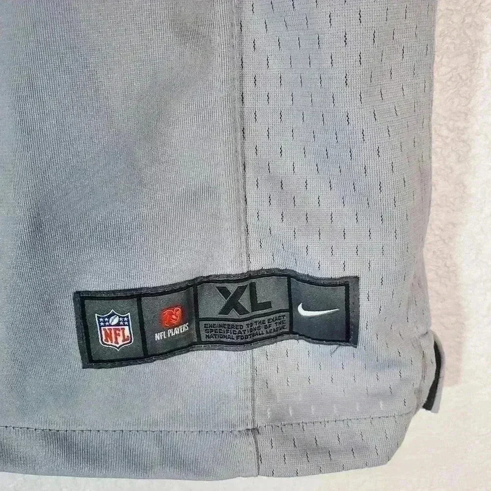 Gray Nike Seattle Seahawks Jersey Youth XL On Field Russ Wilson #3 - Picture 3 of 6
